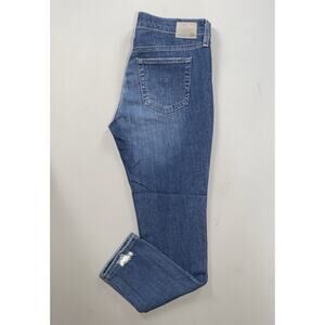 AG The Beau Slouchy Skinny Destroyed Stretch Denim Jeans. Women's 28R, GUC!